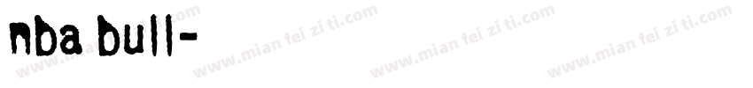 nba bull字体转换